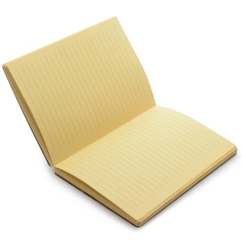 An image of the inside of the A5 Bamboo Notebook from Total Merchandise