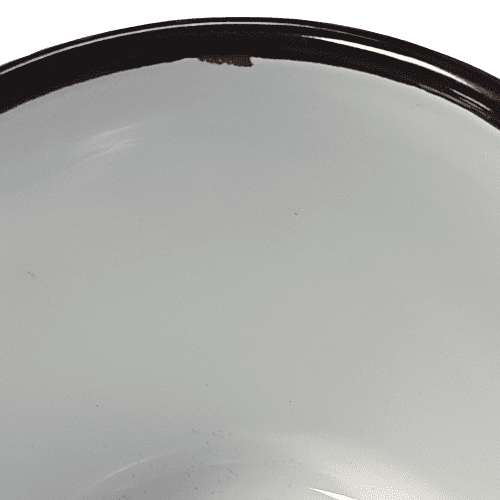 10oz White Enamel Mugs