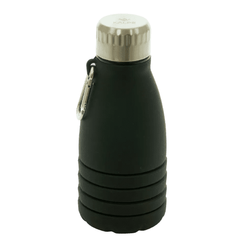 UK Branded Bodmin Collapsible Drink Bottles Engraved with a Logo to the Lid from Total Merchandise