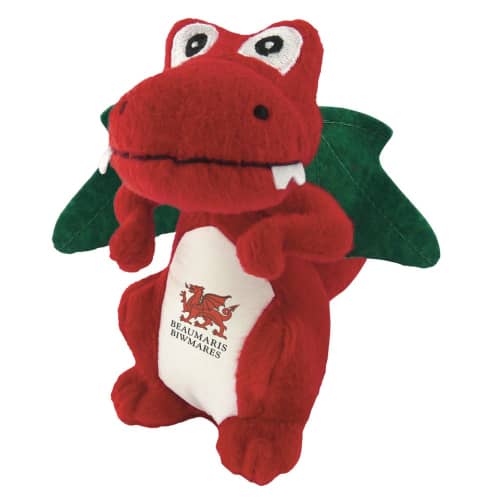 Custom Branded 5" Dragon Soft Toy Printed with a Logo by Total Merchandise