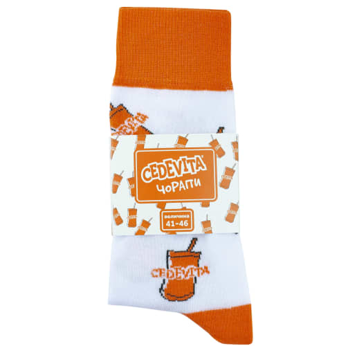 Custom branded Premium Crew Socks with a design from Total Merchandise