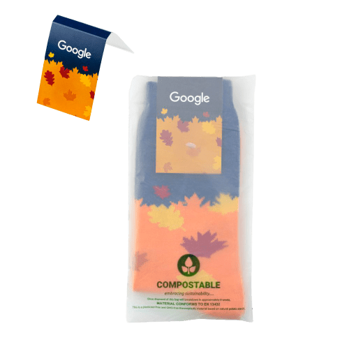 Custom branded Premium Crew Socks with a design from Total Merchandise