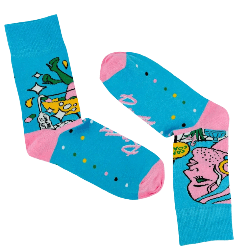 Promotional Premium Crew Socks with a woven design from Total Merchandise