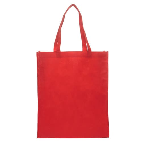 Branded RPET Non-Woven Shopping Bags with a printed design from Total Merchandise