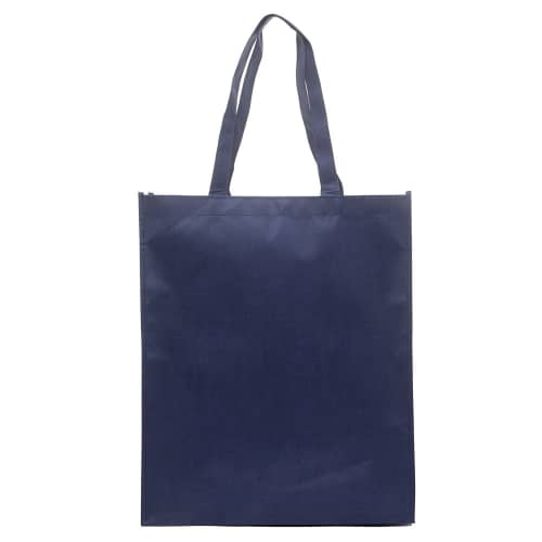 Custom RPET Non-Woven Shopping Bags with a printed design from Total Merchandise