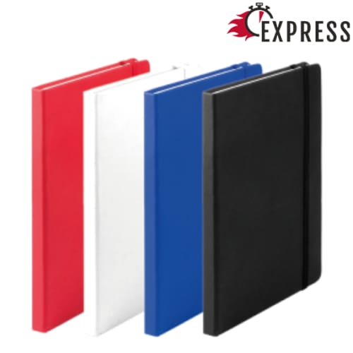 Custom branded Total Express Notebook with a full-colour design from Total Merchandise