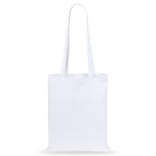 Customisable Express Cotton Tote Bag in White from Total Merchandise