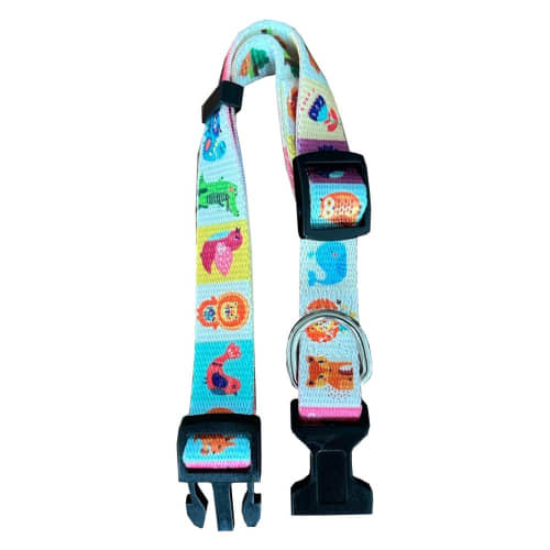 Promotional printed RPET Full Colour Dog collar with a design from Total Merchandise