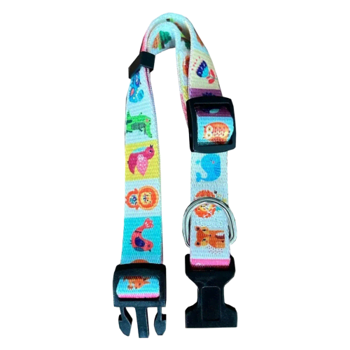 Promotional printed RPET Full Colour Dog collar with a design from Total Merchandise