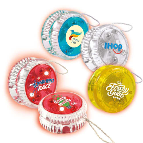 Branded Light Up Yoyo with a design from Total Merchandise