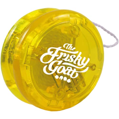 Custom Light Up Yoyo with a design from Total Merchandise