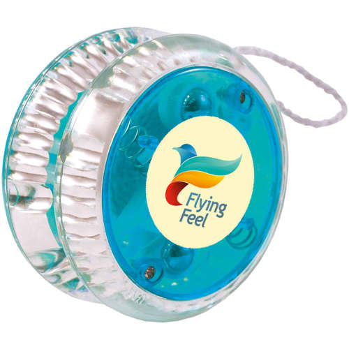 Branded Light Up Yoyo with a design from Total Merchandise