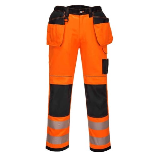 Printed Portwest PW3 Hi-Vis Trousers with a full colour or embroidered design from Total Merchandise