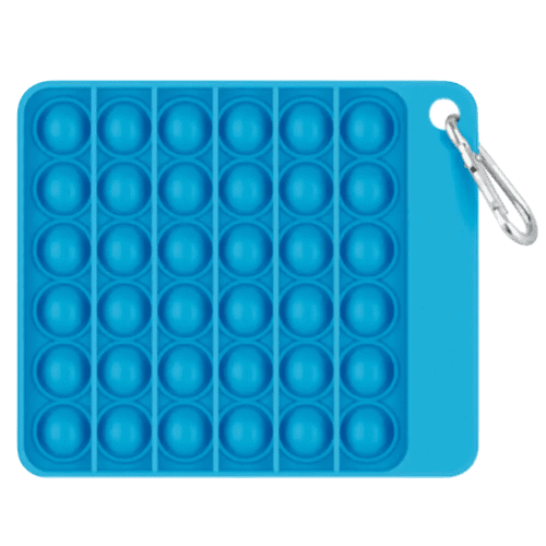 Logo printed Pop-it Fidget in Light Blue from Total Merchandise