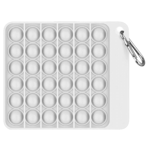 Personalisable Pop-it Fidget in White from Total Merchandise
