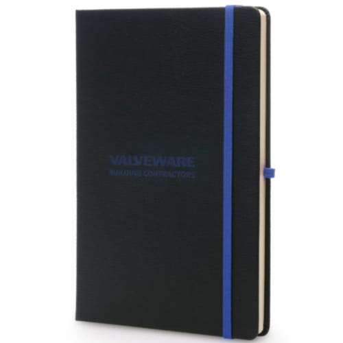 The Customisable A5 Recycled Reveal Notebook in Royal Blue from Total Merchandise
