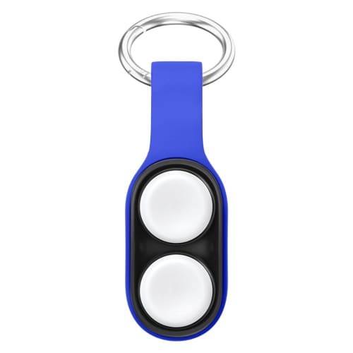 Personalisable Fidget Flipper Keyring in Blue