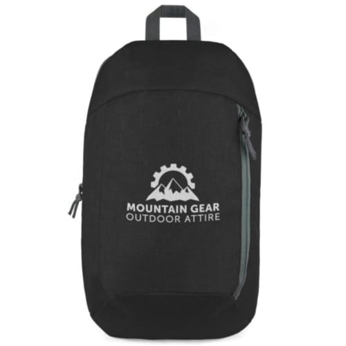 Custom branded Anderson Rucksack in Black from Total Merchandise