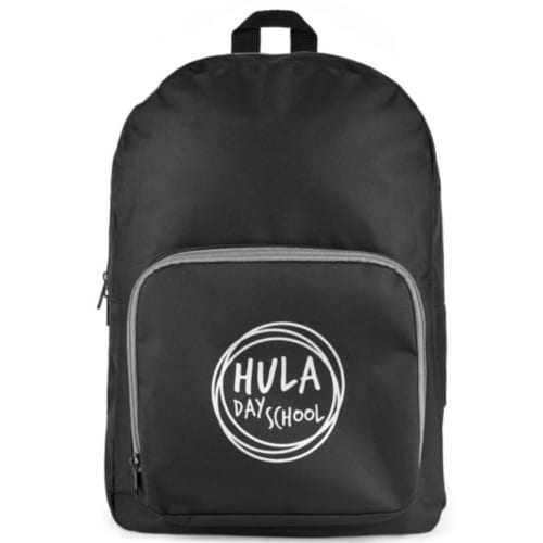 Branded Howard rucksack with a promotional  design from Total Merchandise - Black