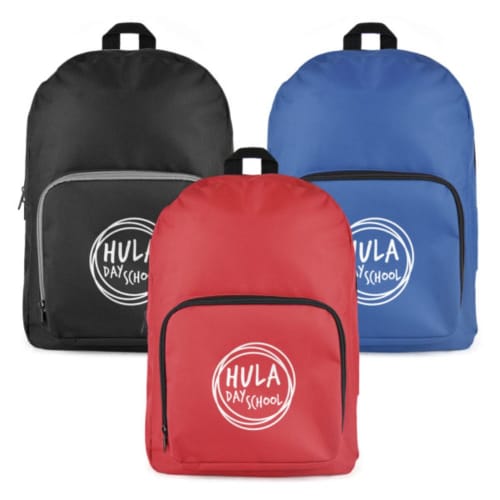 An image showing the available colours of the Howard Rucksack from Total Merchandise