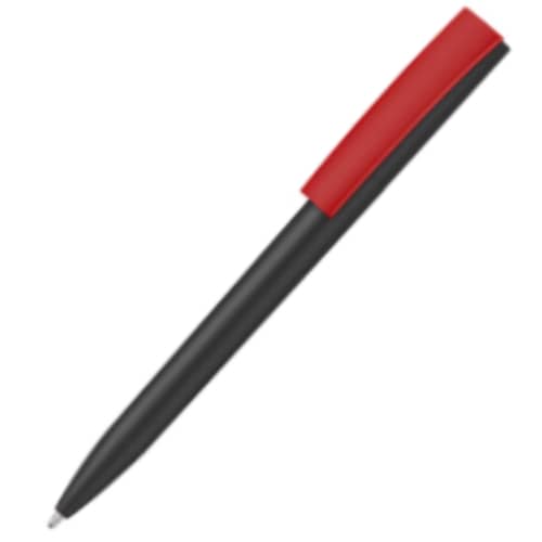 Logo printed Post Consumer Max Ballpen in Red from Total Merchandise