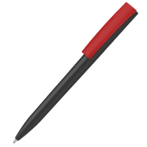 Logo printed Post Consumer Max Ballpen in Red from Total Merchandise