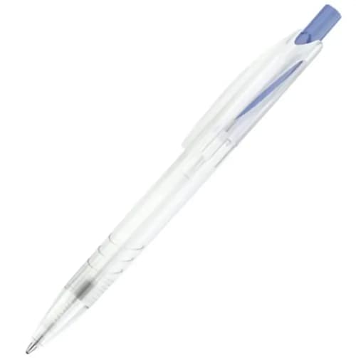 Custom Printed Re-PET Ballpen in Blue from Total Merchandise