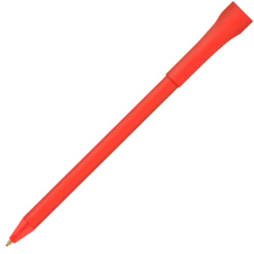 Promotional printed One Earth Ballpen with a branded design from Total Merchandise - Red