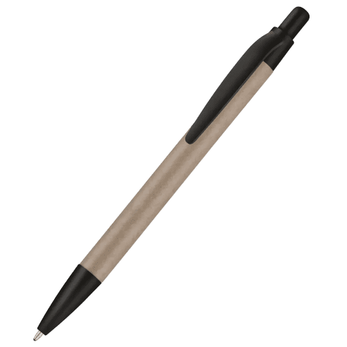 Promotional Strawkraft Ballpen in Black from Total Merchandise