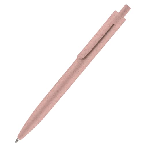 Custom printed Wheatstraw Ballpen in Pink from Total Merchandise