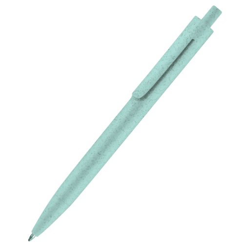 Logo branded Wheatstraw Ballpen in Green from Total Merchandise