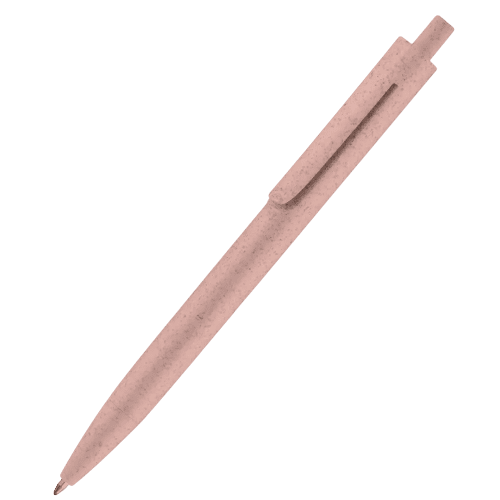 Custom printed Wheatstraw Ballpen in Pink from Total Merchandise