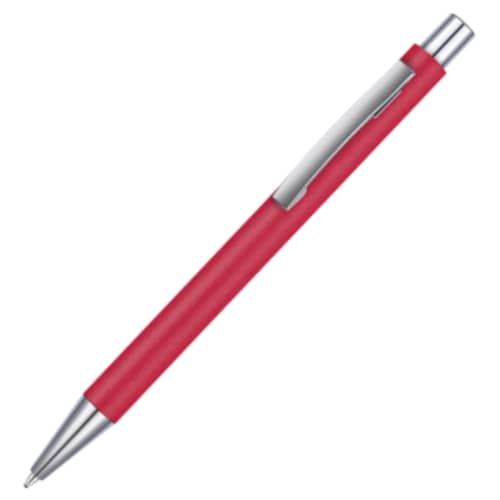 Promotional Global Ballpens printed with your logo from Total Merchandise - Red