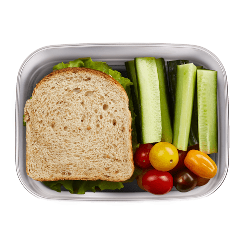 Logo branded Stainless Steel Lunch Box with Bamboo Lid with a design from Total Merchandise