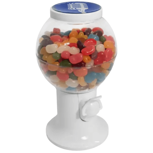 Promotional printed Jolly Bean Dispenser with a design from Total Merchandise