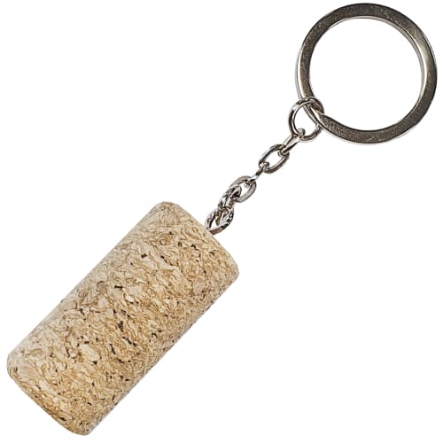 UK Engraved Cork Keyrings Branded with your Logo from Total Merchandise