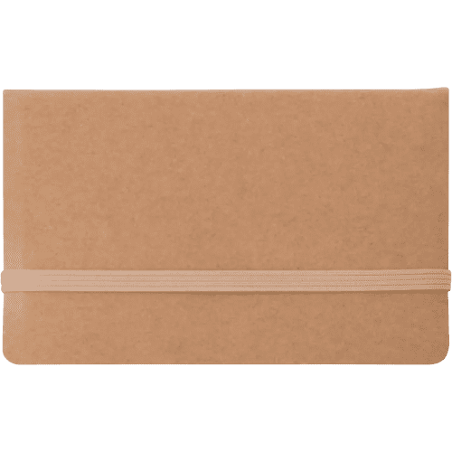 Personalisable Sticky Note Booklet in a Brown booklet from Total Merchandise