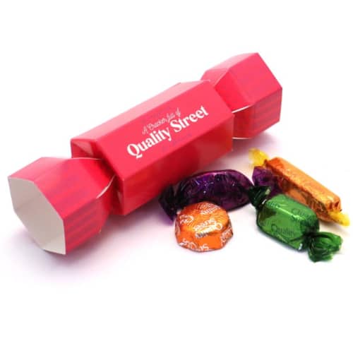 Promotional Eco Quality Street Cracker Box printed with your company logo from Total Merchandise