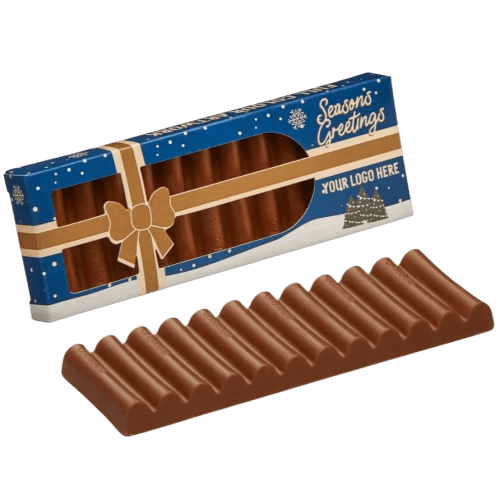 Promotional Winter Collection Eco 12 Baton Chocolate Bar from Total Merchandise