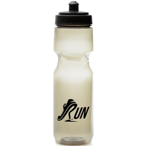 Logo-branded Eco Sports bottle with a design from Total Merchandise - Black