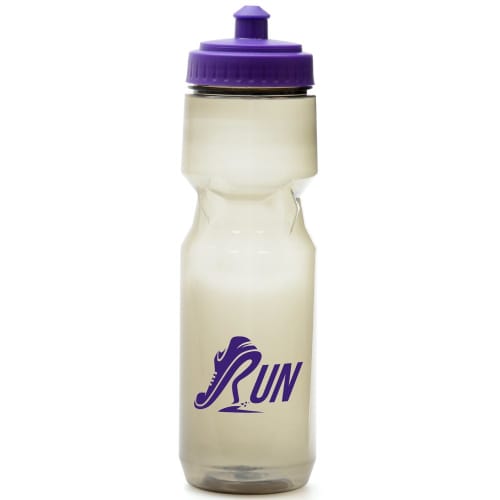 Branded Eco Spots Bottle with a design from Total Merchandise - Purple