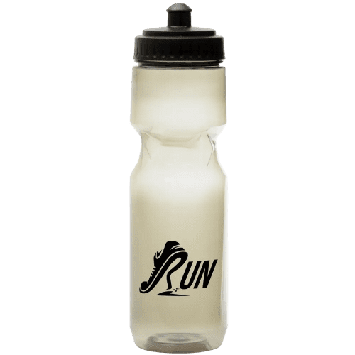 Logo-branded Eco Sports bottle with a design from Total Merchandise - Black