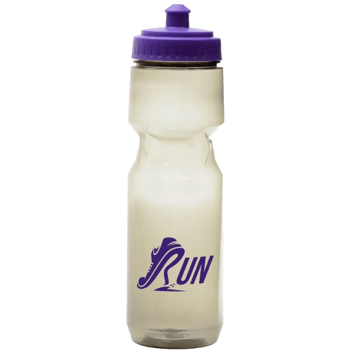 Branded Eco Spots Bottle with a design from Total Merchandise - Purple