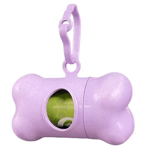 Logo printed Pet Wheatstraw Waste Bag Holder in Purple from Total Merchandise