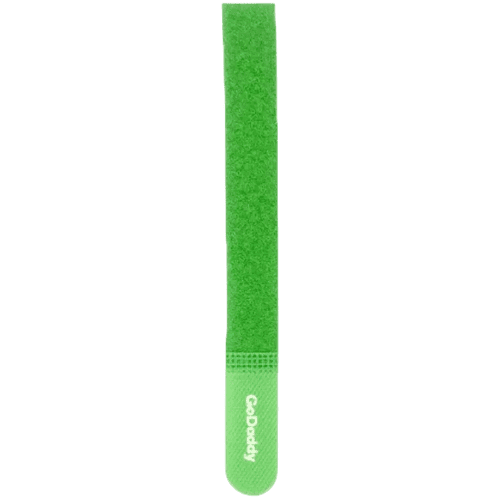 Logo-printed Velcro Cable Ties in Green from Total Merchandise