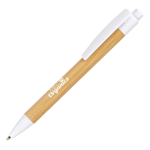 Sumo Bamboo Ballpen in White