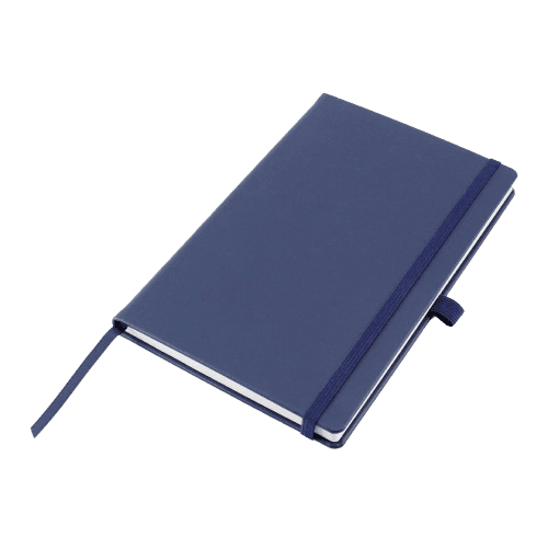 A5 Eco rPET Porto Notebook in Navy