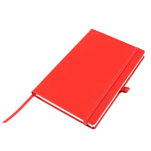A5 Eco rPET Porto Notebook in Red