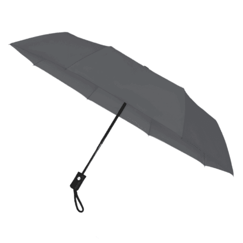 Custom Printed Impliva Falconetti Automatic Telescopic Umbrella in Grey from Total Merchandise