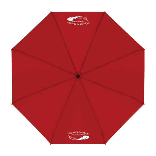 Logo Printed Impliva Falconetti Automatic Telescopic Umbrella in Red from Total Merchandise